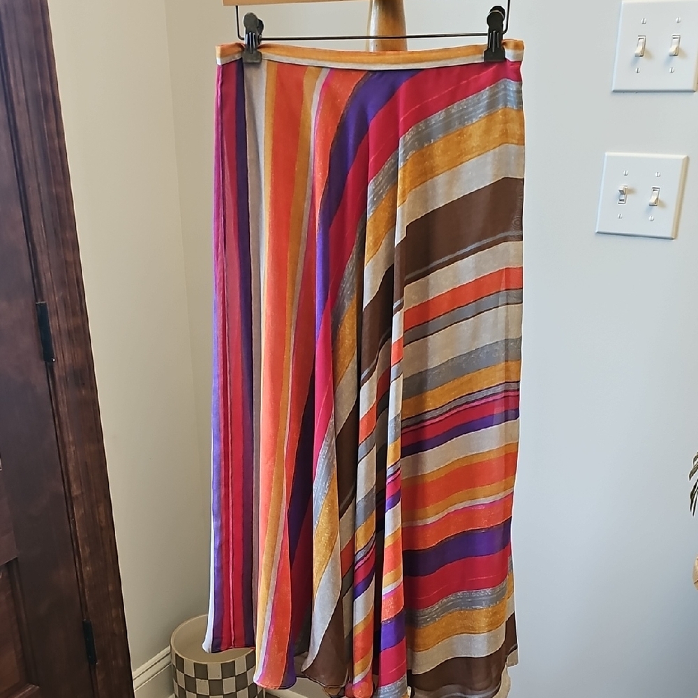 Multicolor Ralph Lauren Maxi Skirt